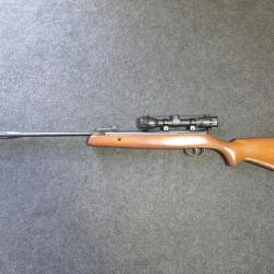 Carabine remington express hunter calibre 4.5 mm bois nitro piston avec lunette center point 4x32