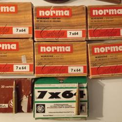 lot de 160 cartouches 7x64