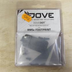 Kit de plaque de montage pour point rouge pour empreinte RMSc compatible avec GLOCK