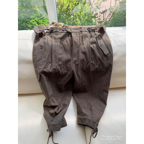 Pantalon salopette BERETTA avec fourure