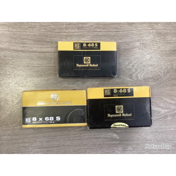 Lot de RWS KS calibre 8x68S
