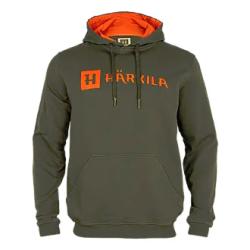HARKILA SWEAT A CAPUCHE IDENTITY GRAPE LEAF/MANDARIN ORANGE