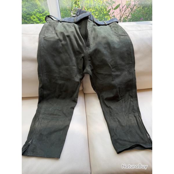 PANTALON DE CHASSE VERNEY CARRON EN DAIM