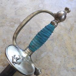 &eacute;p&eacute;e sous officier infanterie marine Klingenthal mod 1884/87 ; &agrave; nettoyer
