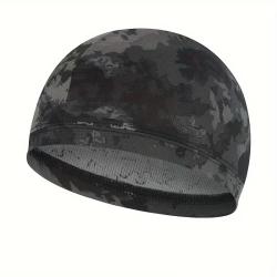 Bonnet Respirant Camouflage Multicam Noir Unisexe Polyester