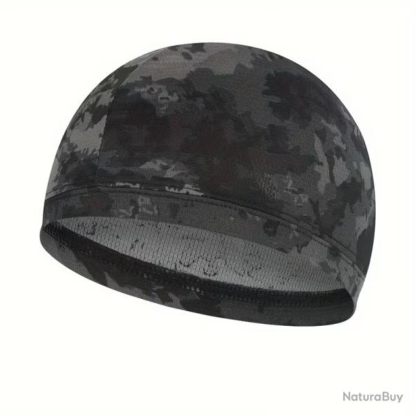 Bonnet Respirant Camouflage Multicam Noir Unisexe Polyester