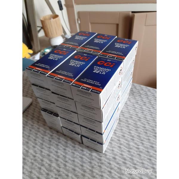 Lot munitions 22LR CCI Standard velocity