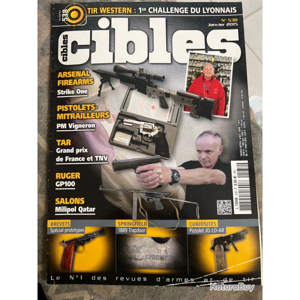 tir western, Ruger GP 100, salon Milipol... Revue tir CIBLES no 538 de 2015