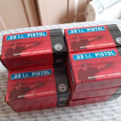 Lot munitions 22LR Geco Pistol