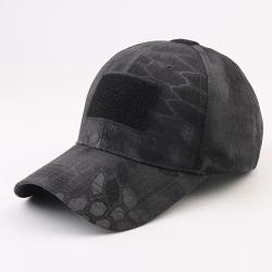 Casquette Baseball Camouflage Black Python Unisexe Sport Outdoor Coton