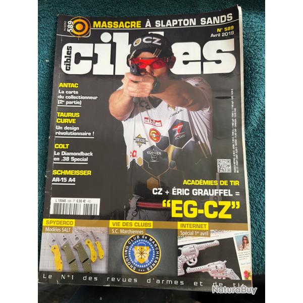Revue tir CIBLES no 589 de 2019 Taurus Curve, Schmeisser AR-15