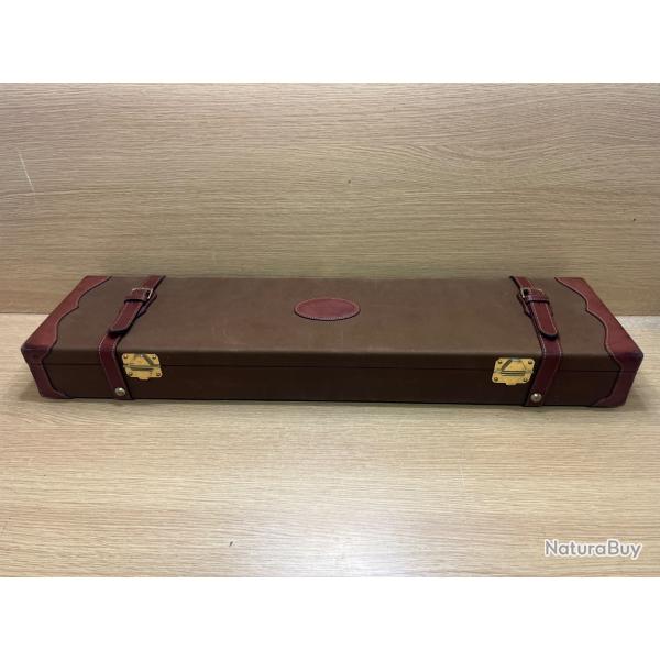 Mallette pour fusil en cuire et tissus Alexandre Mareuil � 1� sans prix de r�serve !