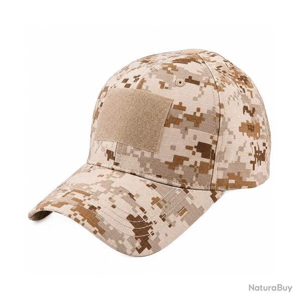 Casquette Baseball Camouflage Num�rique Desert Unisexe Outdoor Polyester
