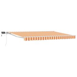 Cadre de store manuel avec LEDs Jaune et Orange 4,5 &times; 3 m
