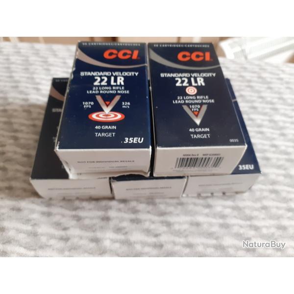 Munitions 22LR CCI Standard velocity