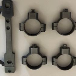 Quatre colliers de montage amovible Leupold QR + 1  embase browning QR