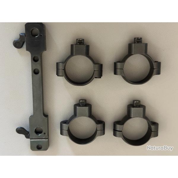 Quatre colliers de montage amovible Leupold QR + 1  embase browning QR