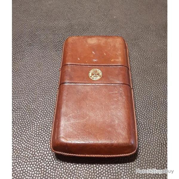 RARE �tui en cuir pour pistolet le gaulois Manufacture Fran�aise d'armes de St Etienne x