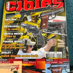 Revue tir CIBLES no 449 de 2007 Citadel, AR15/M16, Smith & Wesson MP45...