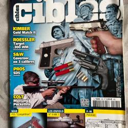 Revue tir CIBLES no 525 de 2013 Kimber Match II, SW Governor, Colt Mustang, etc.