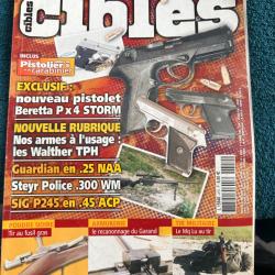 Revue tir CIBLES no 419 de 2005 Beretta Px4 storm Walther TPH Steyr...
