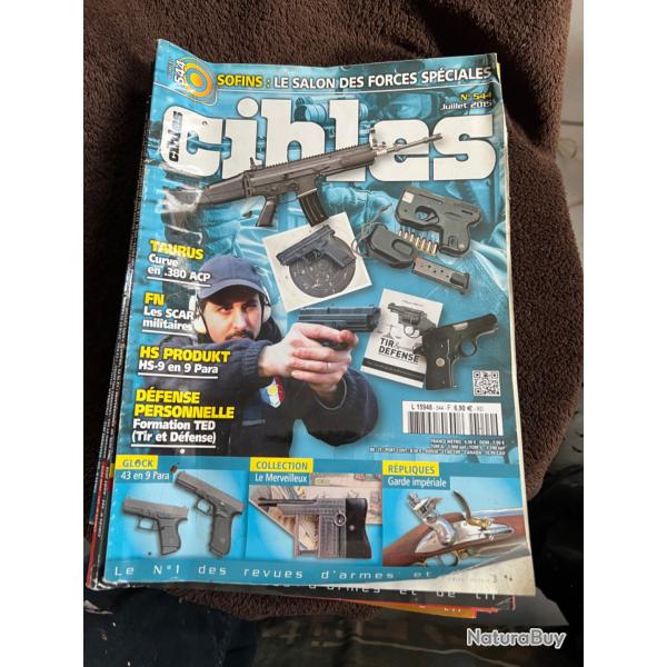 revue tir CIBLES no 544 de 2015 FN les SCAR militaires, Taurus Curve, etc.