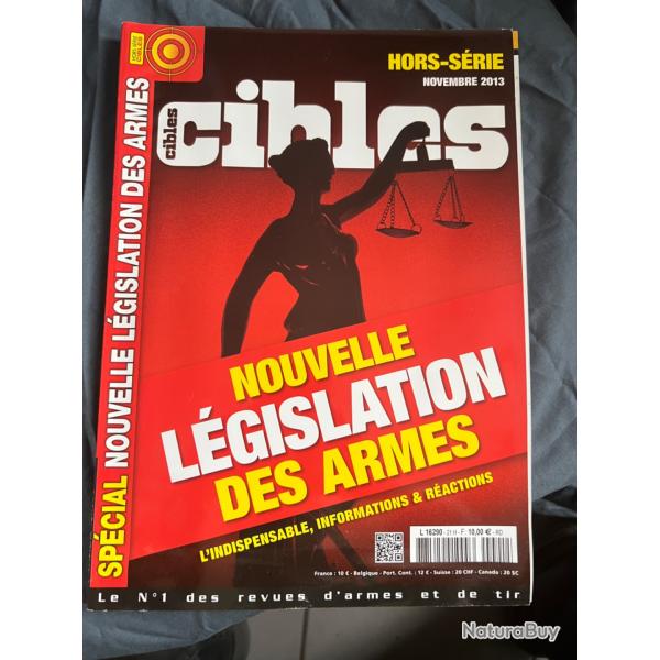 revue tir CIBLES hors-s�rie de novembre 2013 l�gislation des armes