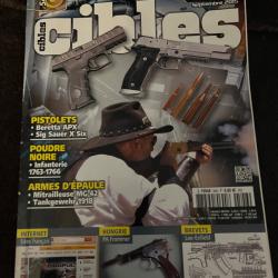 Revue tir CIBLES no 546 de 2015 Fusils d'infanterie fran&ccedil;ais, Beretta APX, Sig Sauer X six...