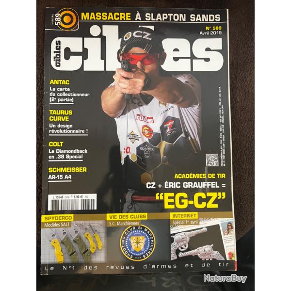 revue tir CIBLES no 589 de 2019 Taurus Curve, Colt Diamondback...