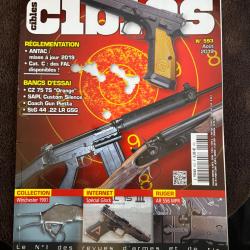 revue tir CIBLES no 593 de 2019 b CZ 75 TS Orange, coach gun Pietta