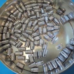LOT DE 100 BALLES  CAL.410/ 10,41mm - 210 GRAINS ( 13,90 grammes )