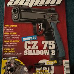 revue tir ACTION no 384 de 2018 CZ 75 Shadow 2, HK 416F...