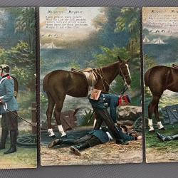 All.WW1 : lot C.P miliaires.