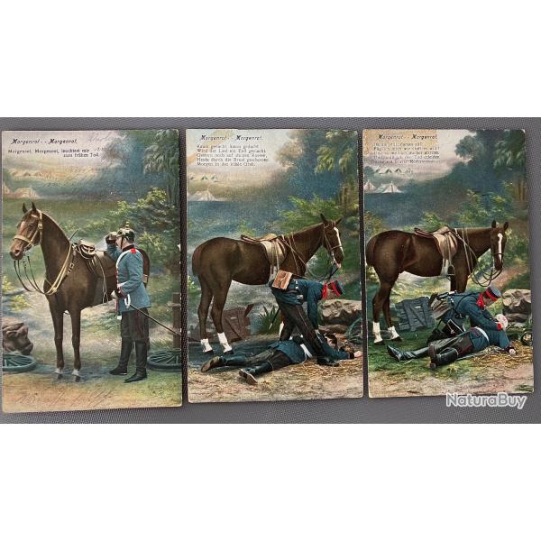 All.WW1 : lot C.P miliaires.