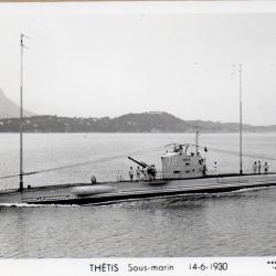 Carte postale sous-marin Th&eacute;tis -N&deg;7782