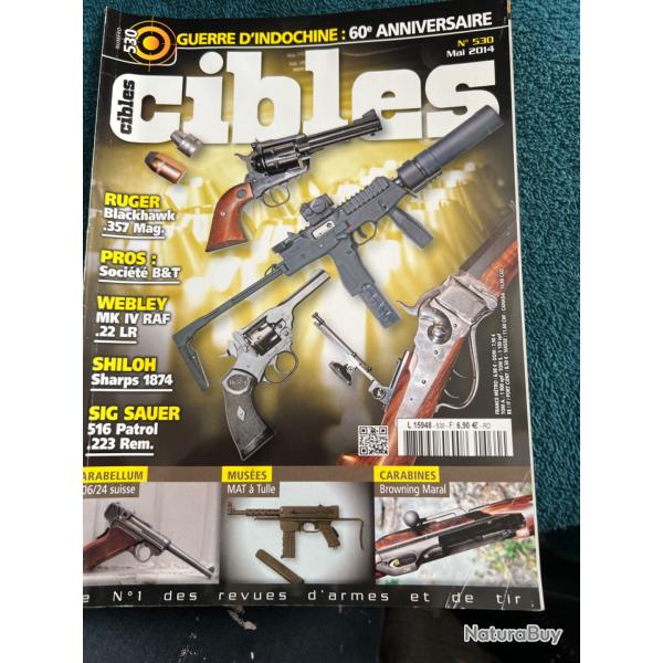 Revue tir CIBLES no 530 de 2014 guerre d'Indochine 60�me anniversaire...