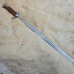 Baionnette S98 nA sans fourreau regiment&eacute;e du Leib Regiment badois 109