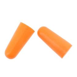 Bouchons d'oreille en polyur&eacute;thane orange - SNR 38 dB - Blister de 10 paires