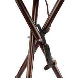 Si&egrave;ge tr&eacute;pied pliant bois - Luxe 65 cm