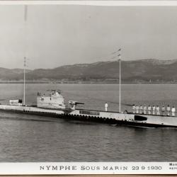 Photographie Nymphe Sous Marin 23 9 1930 -N&deg;4442