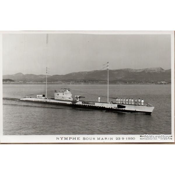 Photographie Nymphe Sous Marin 23 9 1930 -N�4442