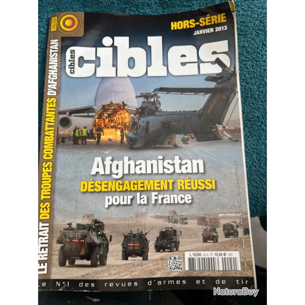 revue tir CIBLES HORS-SERIE arm�e fran�aise AFGHANISTAN janvier 2013