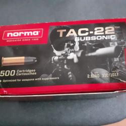 Munition 22LR Norma TAC22