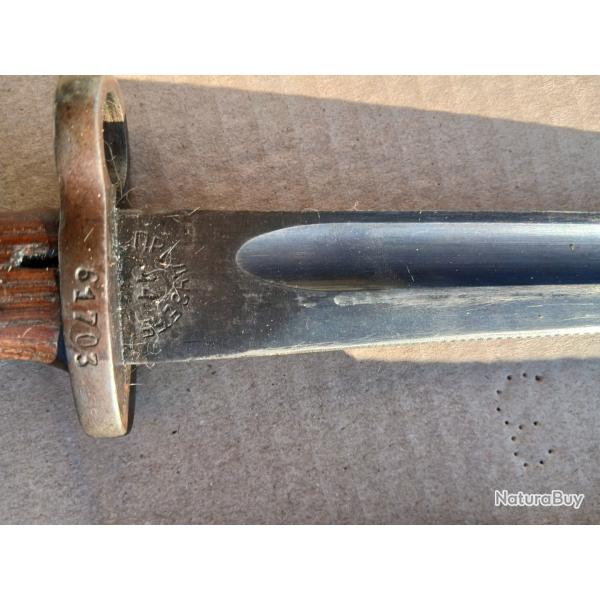 Vend baionnette mauser