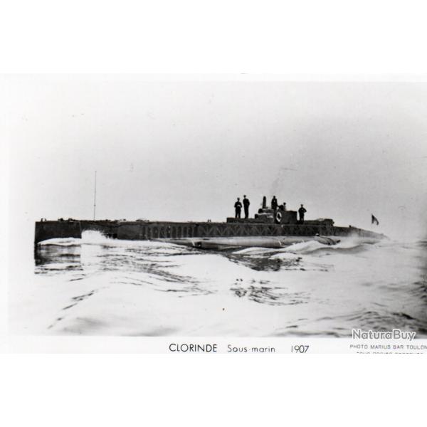 Carte postale sous-marin Clorinde 1907 -N�1135