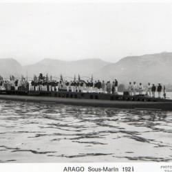 Carte Postale Sous-Marin ARAGO 1921 -N&deg;3426