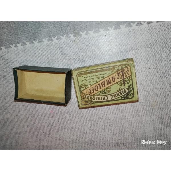 Bo�te carton pierre chimique
