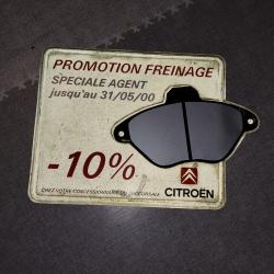 Plaque aluminium Citro&euml;n