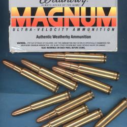 416 Wby Mag  ..10 cartouches blind&eacute;es WEATHERBY de 26 grammes ( 400 grains)