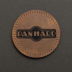 &Eacute;cusson velcro cuir pu Panhard 6,5cm - French Vintage Car patch Automobilia Dyna